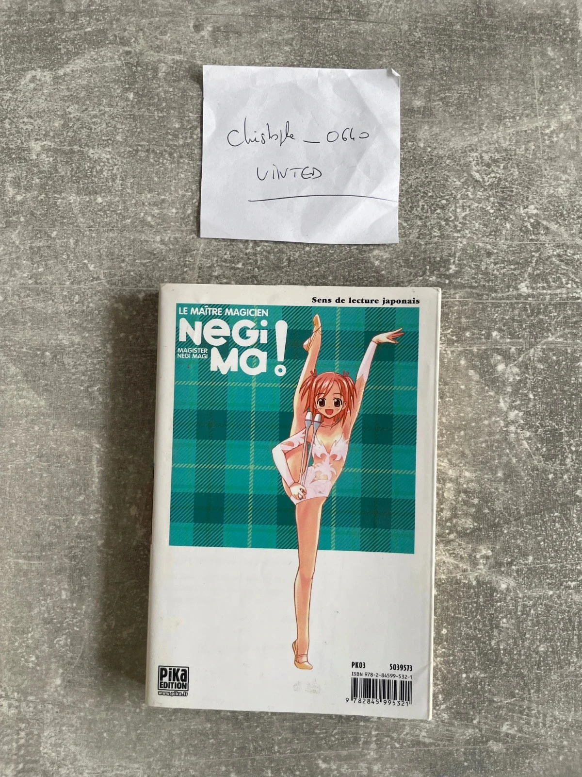 Manga De meester tovenaar Negi ma / Negima! deel 2 Franse versie. – photo 2